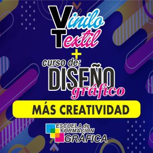 Curso de Vinilo Textil + Diseño Grafico - Más creatividad