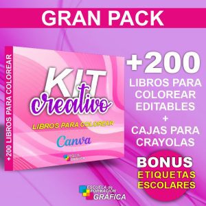 +200 LIBROS PARA COLOREAR - Editables en Canva