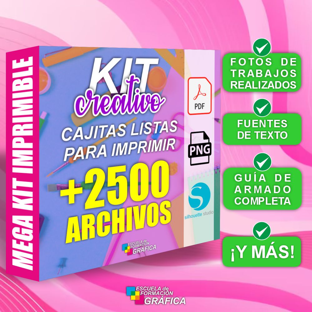 Kita de cajas listas para imprimir - Archivos descargables