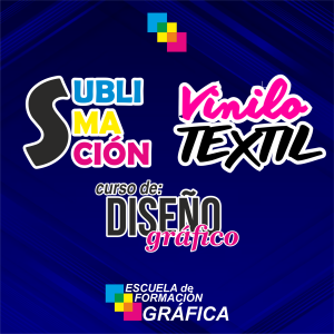 Cursos de Sublimación, Vinilo Textil y Diseño Gráfico